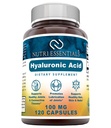 Suplemen Diet Hyaluronic - 100 mg 120 Capsules (Non-GMO) - Suplemen Terbaik untuk Kesehatan Gabungan, Perawatan Kulit & Lebih *