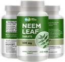 Neem Tablet - 100% Pure (Azadirachta Indica) (240 Count - 500mg) 120 Days Suppply (1 Pack)