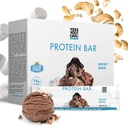 Ya Anda bisa! High Protein Bite - Box of 7- 1 Pack: Snack Protein Tinggi untuk Seluruh Keluarga, Protein-Kaya Snack, Savory and Flavorful Protein Snack, Healthy dan Crinchy Snack On the Go (Rocky Road)