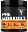 Bolt Pre Workout Supplement with Caffeine, Citrulline Malate, B-Alanine, Taurine 124; Explosive Energy, Pompa & Focus 124; 300g, 30 Pelayan 124; Blue Berry Blast