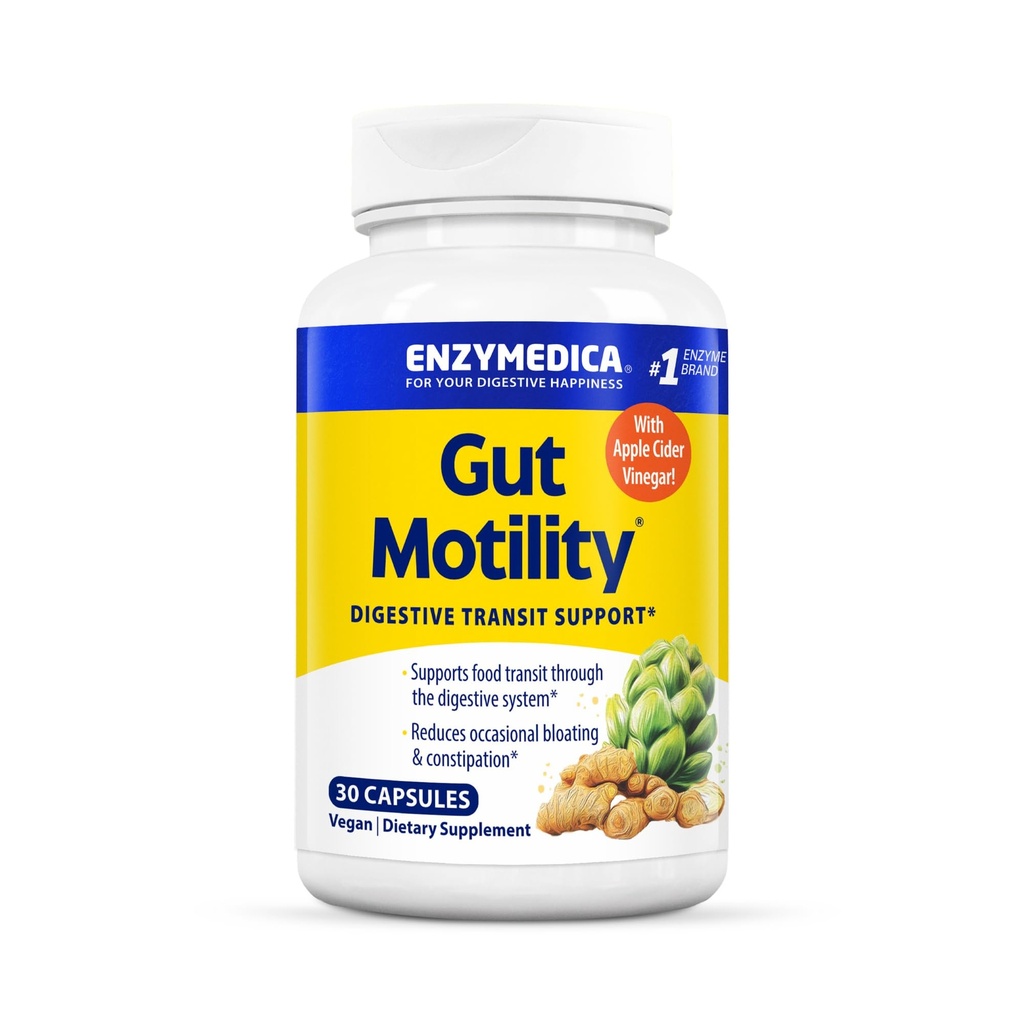 Enzymedica, Gut Motility, Digetsy Transport Support, 30 Count