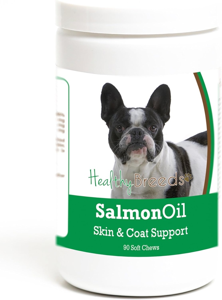Sehat Breeds French Bulldog Salmon Oil Soft Chews 90 Count