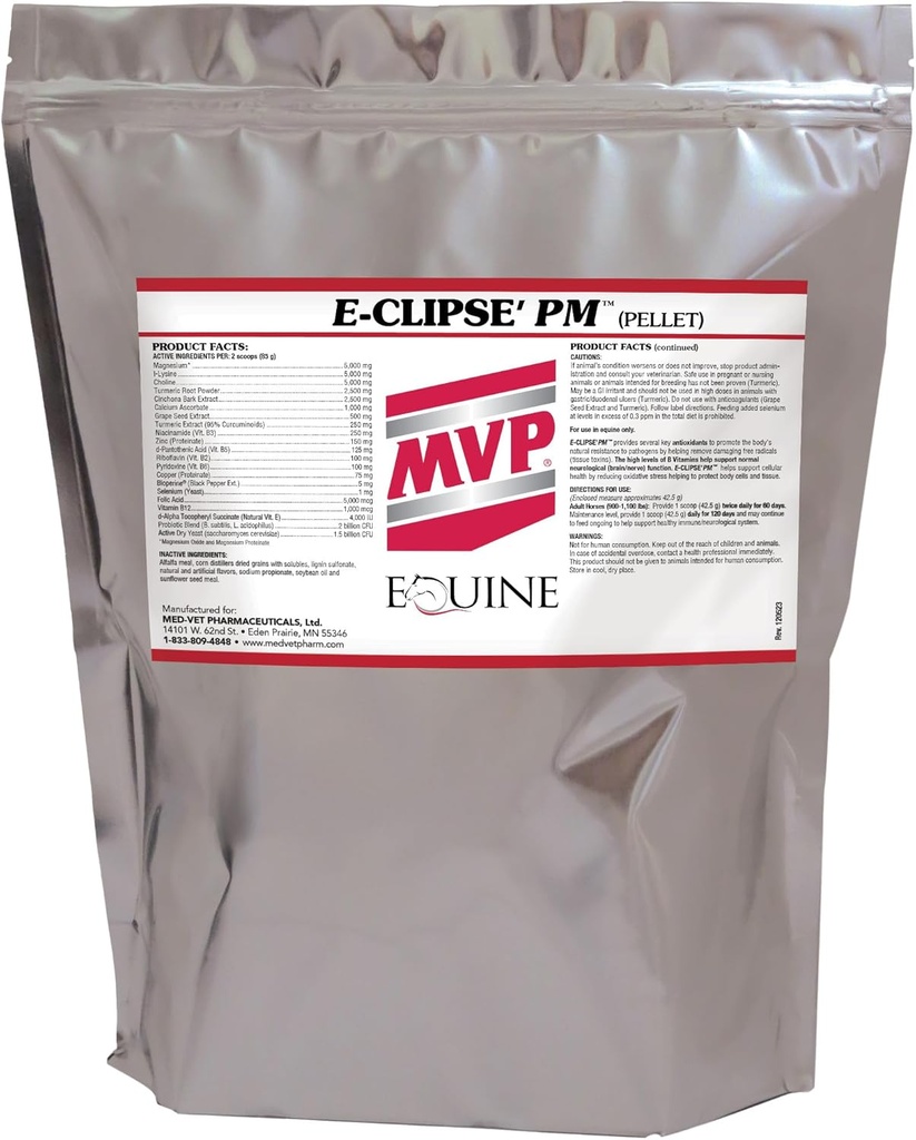 E- Clipse PM (12 lb) Neurologic Kesehatan / Imune Dukungan untuk Kuda
