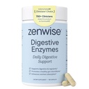 Zenwise Health Digetical Enzymes for Gut Health & Bloating Relief - Multi Enzymes Distrable Suplement with Progories, Bromelain & Papaya for Digetical Health Support - Men & Women & Women - 180 Count