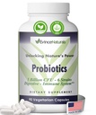 Probiosis and Prebiotic Suplement - 6 Strains of Intense Regenerative Progitives for Men & Women 5 Milyar CFU - Bowel, Inflammation, Imuniance, & Digetives Support - Digetical Suplemen, 90 Capsules