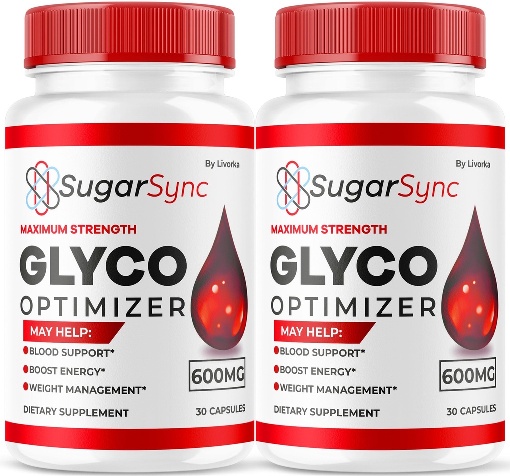 LIVORKA (2 Pack) Sugar Sync Glyco Optimizer, Sugar Sync Glyco, Sugarco Optimizer, Sugarsync Glyco, Sugar Sync Optimiser, Sugar Sync Glyco, Sugar Sync Glyco Optimizer Review, 60 Capsules