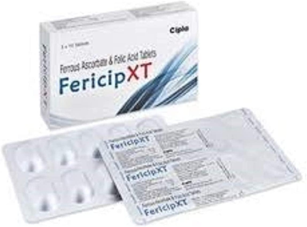 Generic Pub Ferici- xt Ferrous Accorbate dan Folic Acid 30 tablet