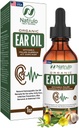 Minyak Telinga Organik untuk Infeksi Telinga - Eardrops Natural untuk Ear Pain, Telinga Perenang & Wax Removal - Anak-anak, Dewasa, Bayi & Dog Earache Remedy - Ear Drops dengan Mullein, Garlic, Calendula Made di Amerika Serikat