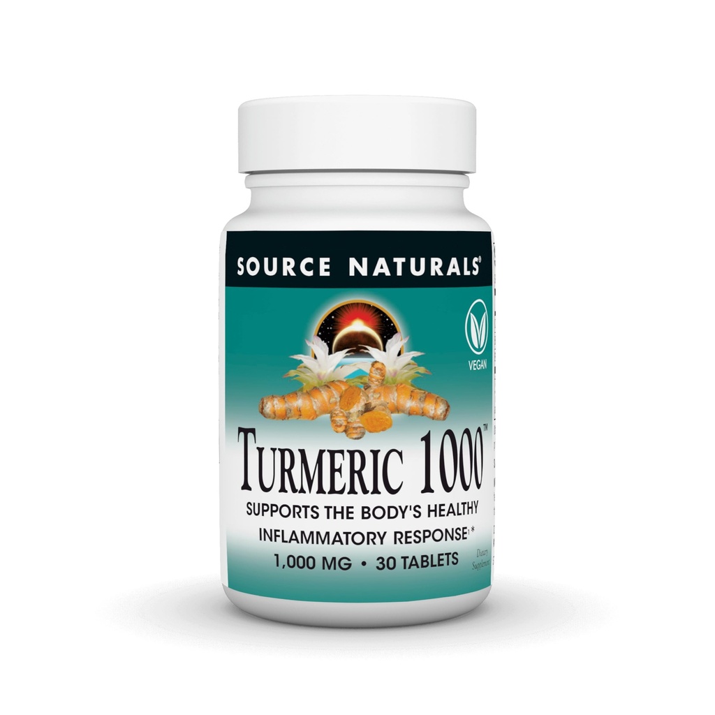 Sumber Turmeric 1000, Mendukung respon inflamasi Tubuh Sehat *, 1.000mg - 30 tablet