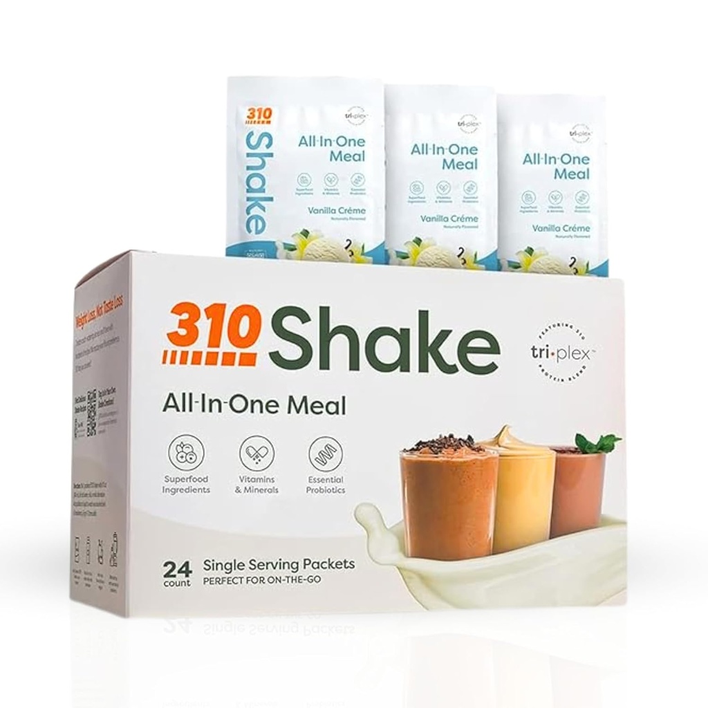 310 nutrition - All-InOne Meal Replacement Shake - New Formula with Fiber Rich Vegan Superfood Blend - Natural Sweeteners