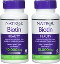 Natrol Biotin Tablet 10.000 mcg, 100 Cacah (Paket 2)