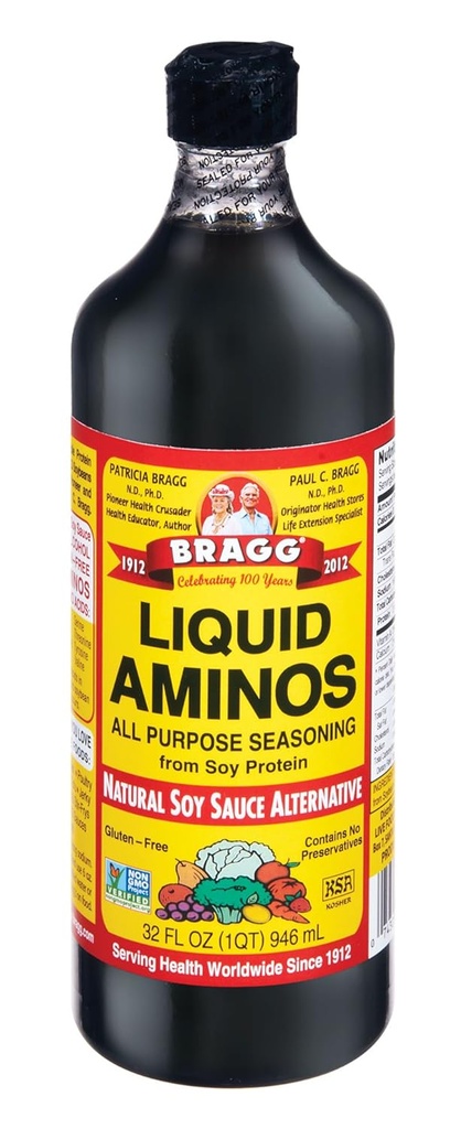 Bragg Amino Protein Konsentrasi, Cair, 32 Ounce (Paket 12)