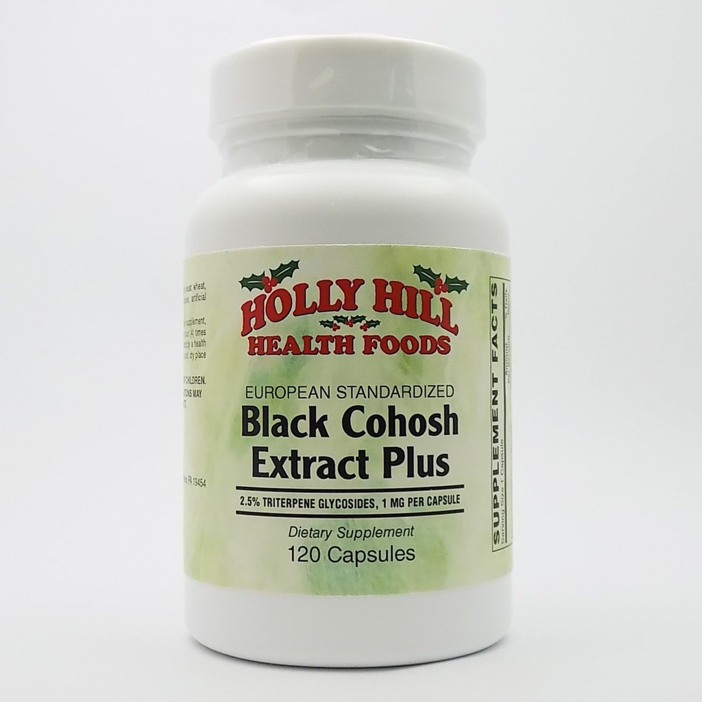 Holly Hill Health Foods, Eropa Standardized Black Cohosh Extract Plus, 120 Capsules