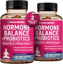 (2 Kembangkan) Hormone Balance + Prograzes for Women (3450mg) Natural Relief for Menopause, Hot Flashes, PMS, Bloting 14; 4: 1 Chasteberry, Dong Quai, Black Cohosh 124; Non GMO 124; 240 V Capsules