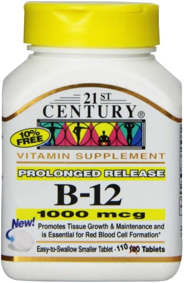 Abad ke-21 B-1100 Mcg Pelepasan Tablets 110 (2 Pack)