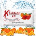 Krampade Potasium Magnesium Suplemen Elektrolytes - 50 mg Mag + 2000 mg K, > 2X More Than Coconut Water 124; Cramp Relief 124; Hidration Packets