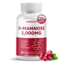 D-Mannose dengan Cranberry, Uva Ursi, Hibiscus, Ginger, Black Pepper - Mendukung Kesehatan Tract Urinary, Bladder Cleanse - Dibuat dan Diuji di Amerika Serikat