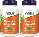Suplemen SEKARANG, Cascara Sagrada (Rhamnus purshiana) 450 mg, 250 Veg Capsules (Paket 2)
