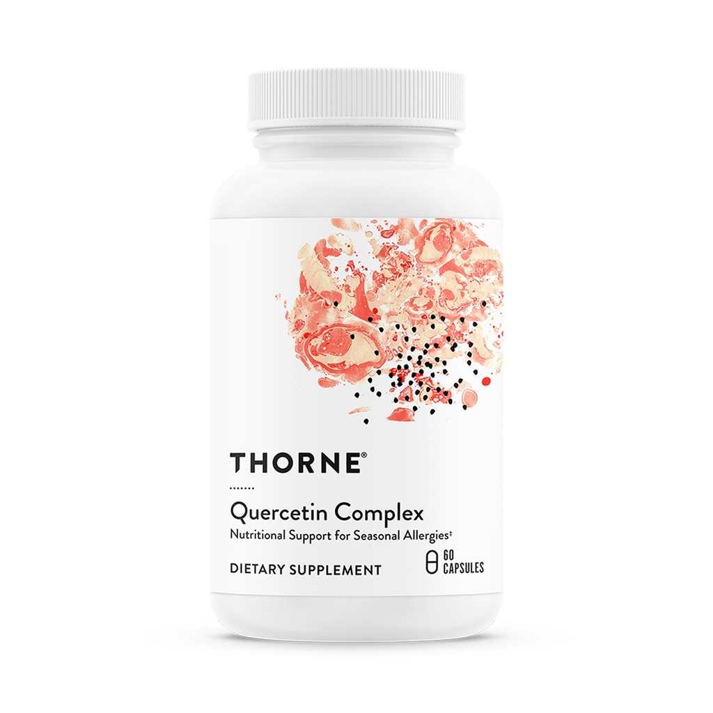 THORNE - Quercetin Complex (Foremary Quercenase) - Dukungan Nutronal Allergies * - 60 Capsules - 60 Servis