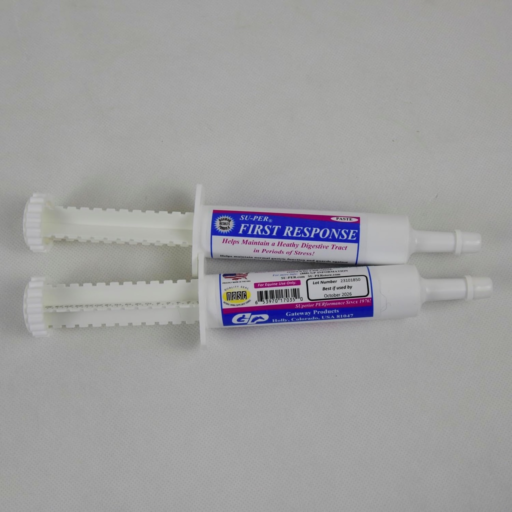 Su- PER Pertama Response Equine Prestiine Tempel - Pasokan Ketegangan Kuda untuk Tract Digetial - Pregres, B Vitamin & Digevila Enzymes - 80CC, (2 Pack)