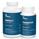 Dr. Tobias Probillion 30 Miliar dan Omega 3 Fish Oil (2000 mg) untuk Dukungan Digettif & Overall Health