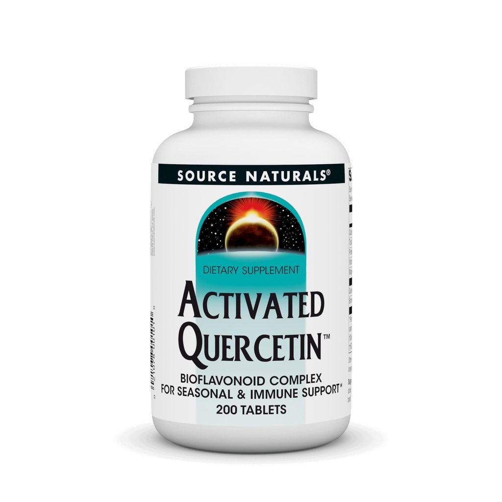 Sumber Quercetin - Plant-Hierved Bioflavonoid Complex - Seasonal & Ammune Defense * - 200 Vegetarin Friendly Tablets