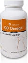 VetOne O3 Omega Soft Gel untuk Large Dogs - Dukungan Acid Gendut - Skin & Coat Tambahan - 250 Kapsul