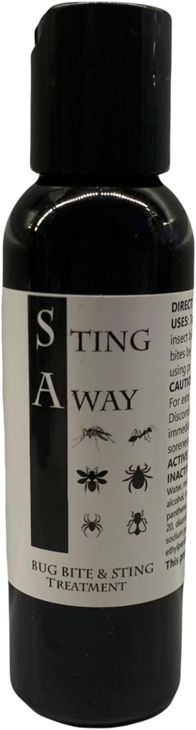 Bug Bite and Sting Treatment: Pain + Itch Relief, 2 Ounce (Paket 1), Hitam