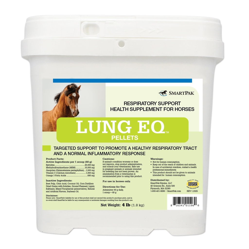 SmartEquine Lung EQ Pellets for Respiratory Dups for Respiratory.