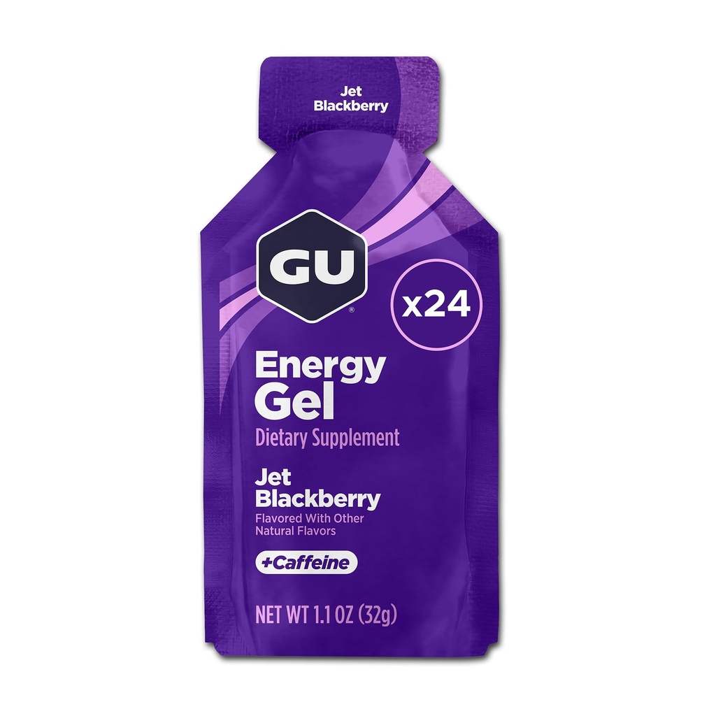 Energi Gel Olahraga Gel, Jet Blackberry, 24 Kotak Hitung (123044)