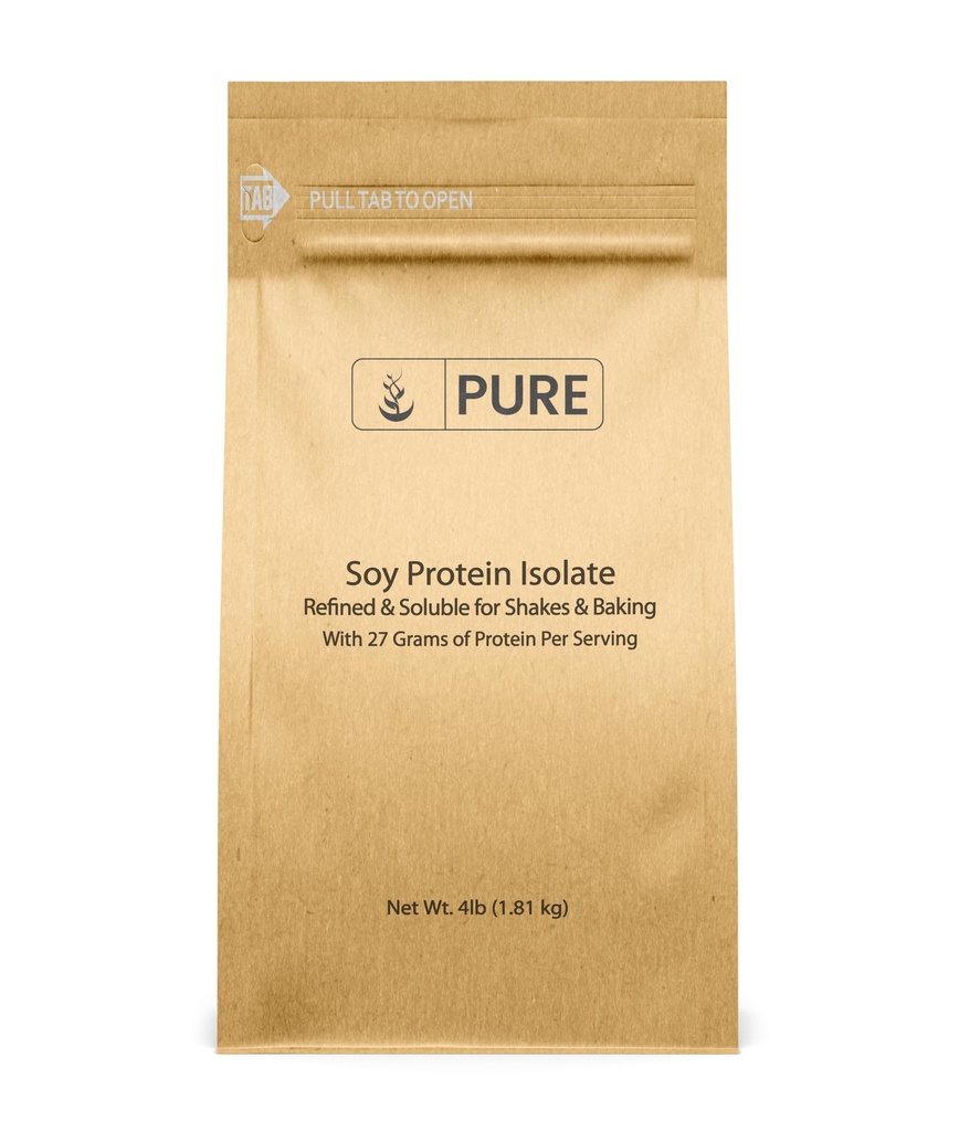 PURE ORIGINAL INGREDIENTS Soy Protein Isolate (4 lb) Selalu Murni, Tidak Ada Penjual atau Additives
