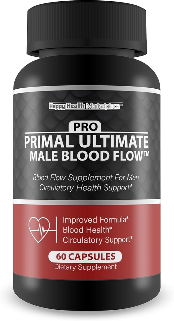 Pro Primal Ultimate Blood Flow - Advanced Blood Flow Circulation kami - Blood Flow Pro Primal X Primal Ultimate Max Supplemen Darah Capsules Whole body Circulation Pills