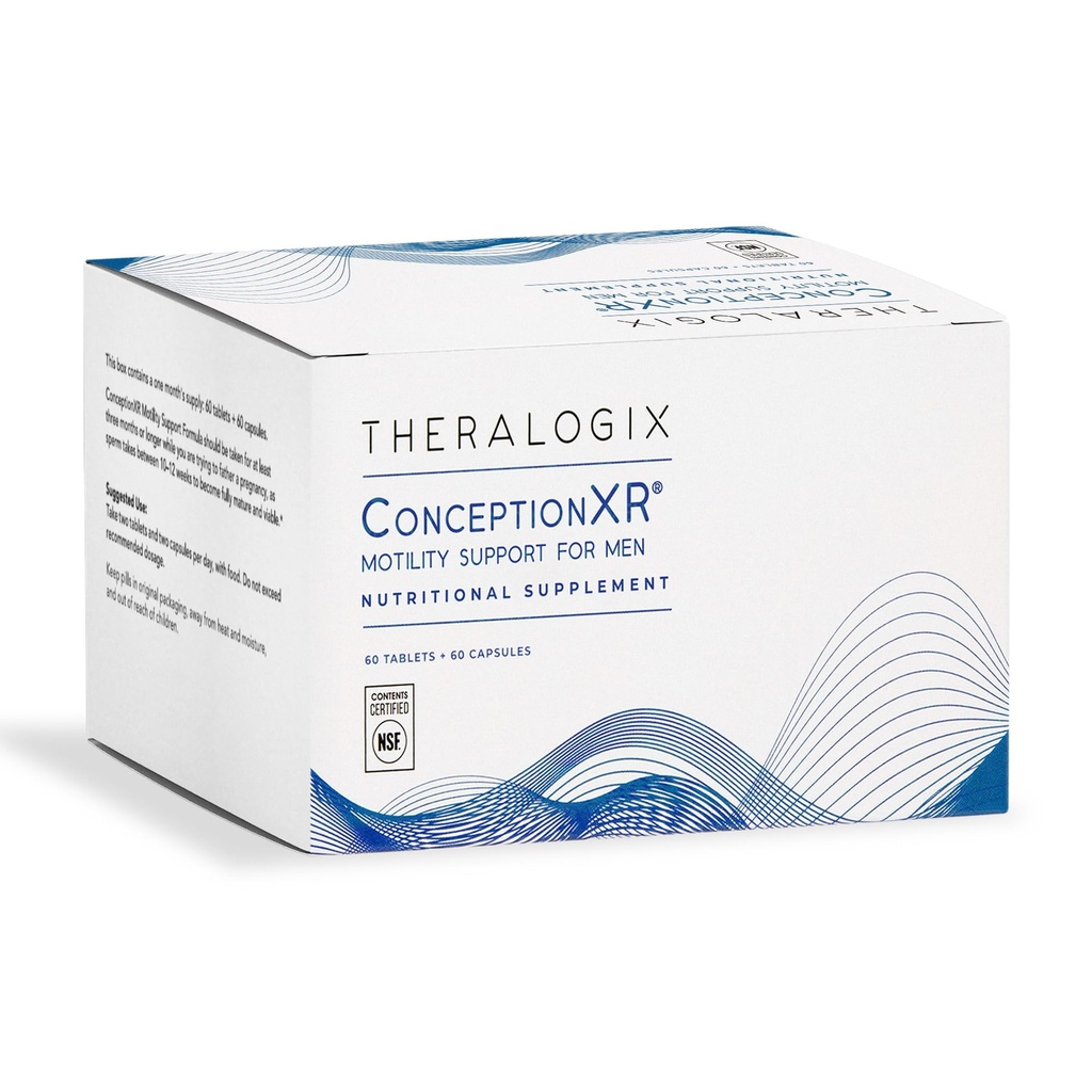 Motilitas KonsepsionXR Theralogix Dukung Formula - Pria Preception Vitamin untuk Dukungan Kesuburan - Suplai Kesuburan Pria untuk Kesehatan Sperm * - NSF Sertifikasi - 60 Tab + 60 Caps (30- Day Suppply)