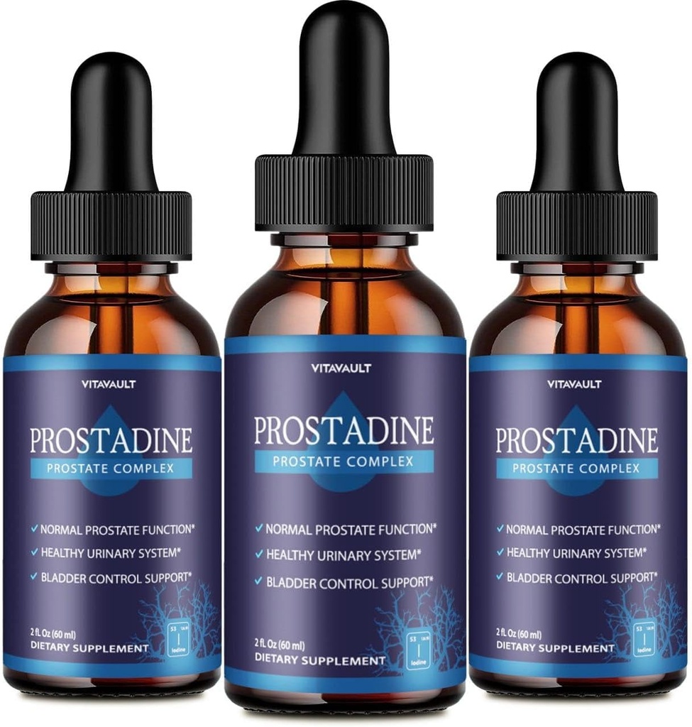 Prostadine, Impospontate Dukung Liquid Drops, Prostadine Tertinggi-Rated for Overall Prostate Wellness, Eister-To-Use Dropper Form (3 Pack)