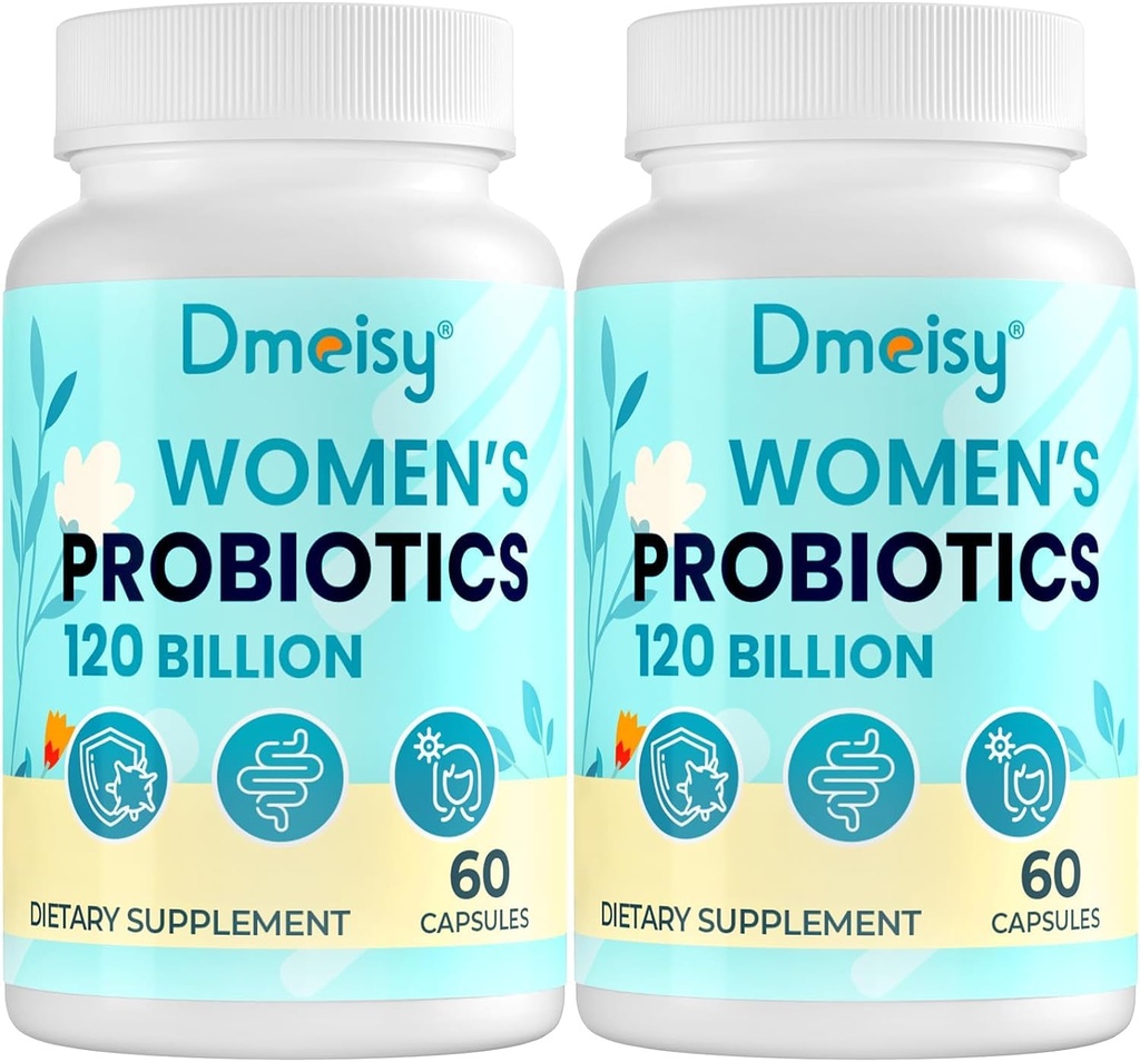 120 Milyar Probiotik CFU - Menopause Dukung Propoleks for Women, Natural Menopause Probiotic Suplement for Hot Flashes Night Sweats Mood Swings Hormone Saldo Gut & Immune Health- 120 Caps