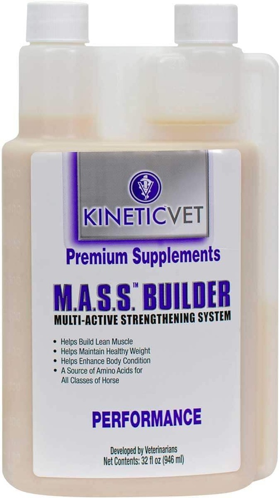 M.A.S.S Builder, Equine Healthy Weight Gain Suplemen, 32 oz (Quart)