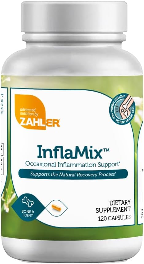 Zahler InflaMix, Turmeric dan More, Mendukung respon inflammatory sehat, 360 Kapsul.