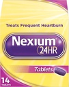 Nexium 24HR Delayed Release Heartburn Relief Tablet, Esomeprazole Magnesium Reducer, 20 mg, 14 Count