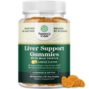 Cleansing Herbal Liver Detox Gummies Dukung Milk Thistle Gummies dengan Extract Turmeric Curcumin dan L-Carnitine - Vegan dan Non- GMO - Sweet Lemon (30 Pelayan)