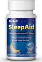 Sleep Aid, Diphenhydramine 50mg, Easy- to-Swallow Softgels, Sufforts Deeper Restful Sleeping, Non Habit-Forming (220 Counts)