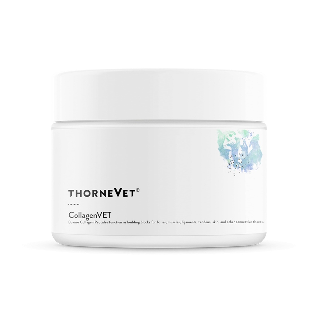 ThorneVet Collagen Tambahan untuk Anjing & Kucing - Powder untuk Mendukung Joints Sehat, Muscles, Bones, dan Skin - 75 Scoops