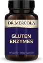 Dr. Mercola Gluten Enzymes, 30 Kapsul, Non- GMO, Gluten Free, Soy Free