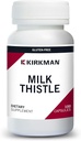 Kirkman Milk Thistle 100 mg - Hypoallergenic 124; 100 Vegetarian Capsules