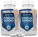 Laboratorium yang direstified (2 Pack) Fungus Defend Max Pil 40 Milyar CFU Probiotic 120 Kapsul