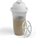 SIGNORA WARE Shake Bottle 17- Ounce Plastic Protein Shake Bottle for Meal Replacement Shakes & Smoothies, Beverages, Mixing Salad Dressing & Sauces, Margarita, & More