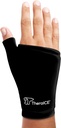 TheraICE Wrist Ice Pack Frack Thumb Brace for Either Hand for Hot & Cold Therapy - Reconable Soft Gel Glove for Injuries, Carpal Tunnel, Arthritis, De Quervain 's Tendisnovitis - Fits Most Men