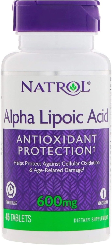 Natrol Alpha Lipoic Acid Time Rilis - 600 mg - 45 Tablet