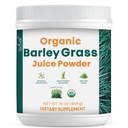 Teaveli Organic Barley Grass Powder- Grown and Harowed in The Fertile Utah Soil - 16 Ounces (454 Grams)