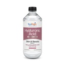 Hyalogi Liquid Hiluronic Acid Supplement - Ingetible Skin Support dengan 100mg HA dan 100mg MSM - Natural Hidration for The Face, Eyes and Lips - High Molecular Wheight Formula - 12 oz