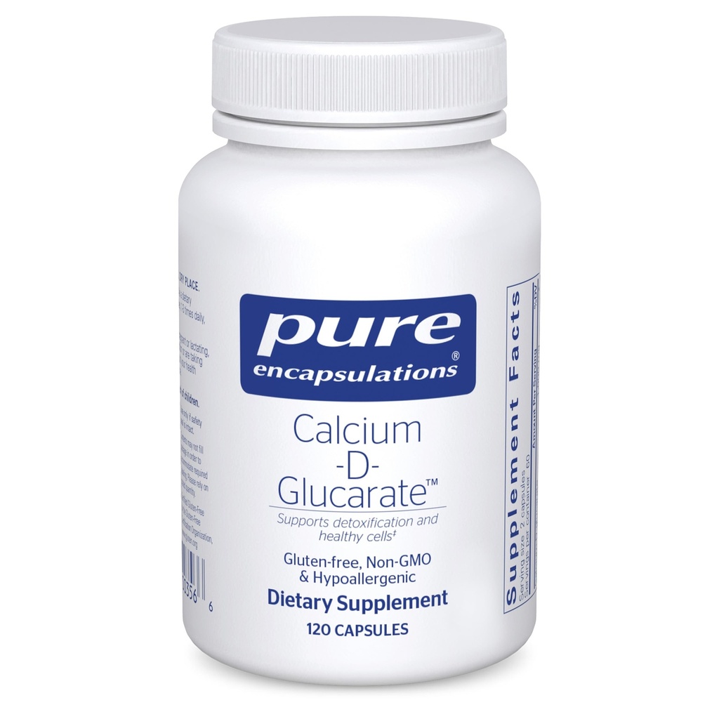 Ensulasi Murni Calcium-D- Glucarate 124; Tambahan untuk Mendukung Kesehatan Sel di The Liver, Lungs, Brest, dan Colon * 124; 120 Capsules